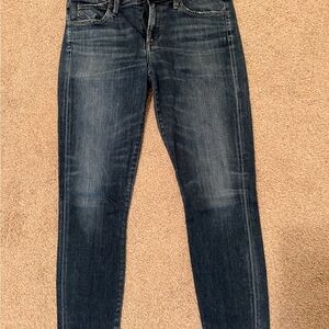 Citizens Of Humanity Avedon Ankle Skinny Jeans - Dark Blue